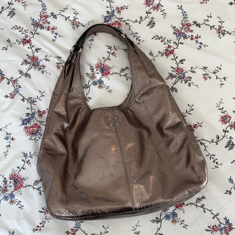 Coach silver purse